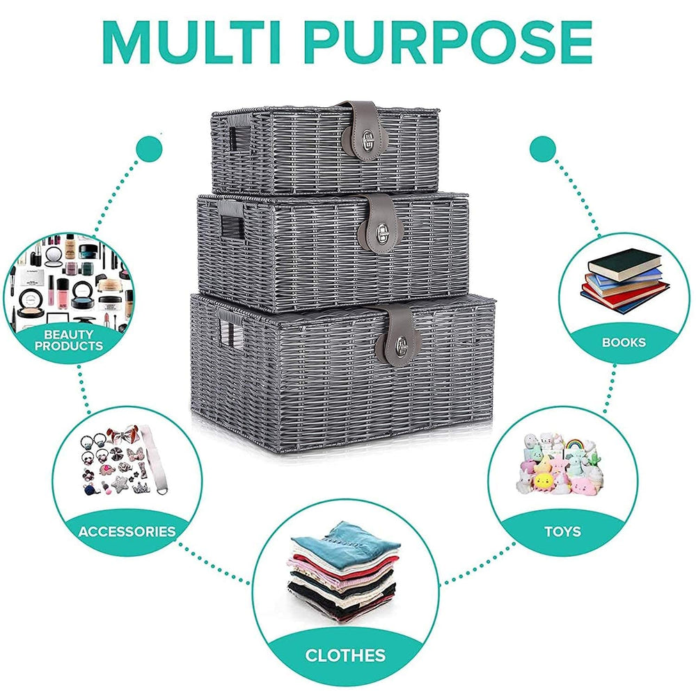 Homepeaz basket-small-size ideal for drawers and shelves.