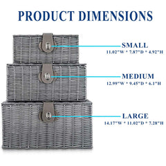 Homepeaz basket-three-piece-set provides coordinated storage across rooms.