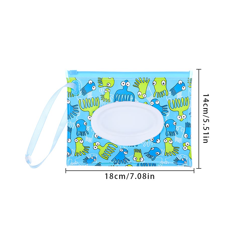 HomeSoGood bag with zip-top closure keeps wipes moist and accessible.
