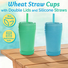 Homestockplus silicone straw in cup supports comfortable sipping without bite-through risk.