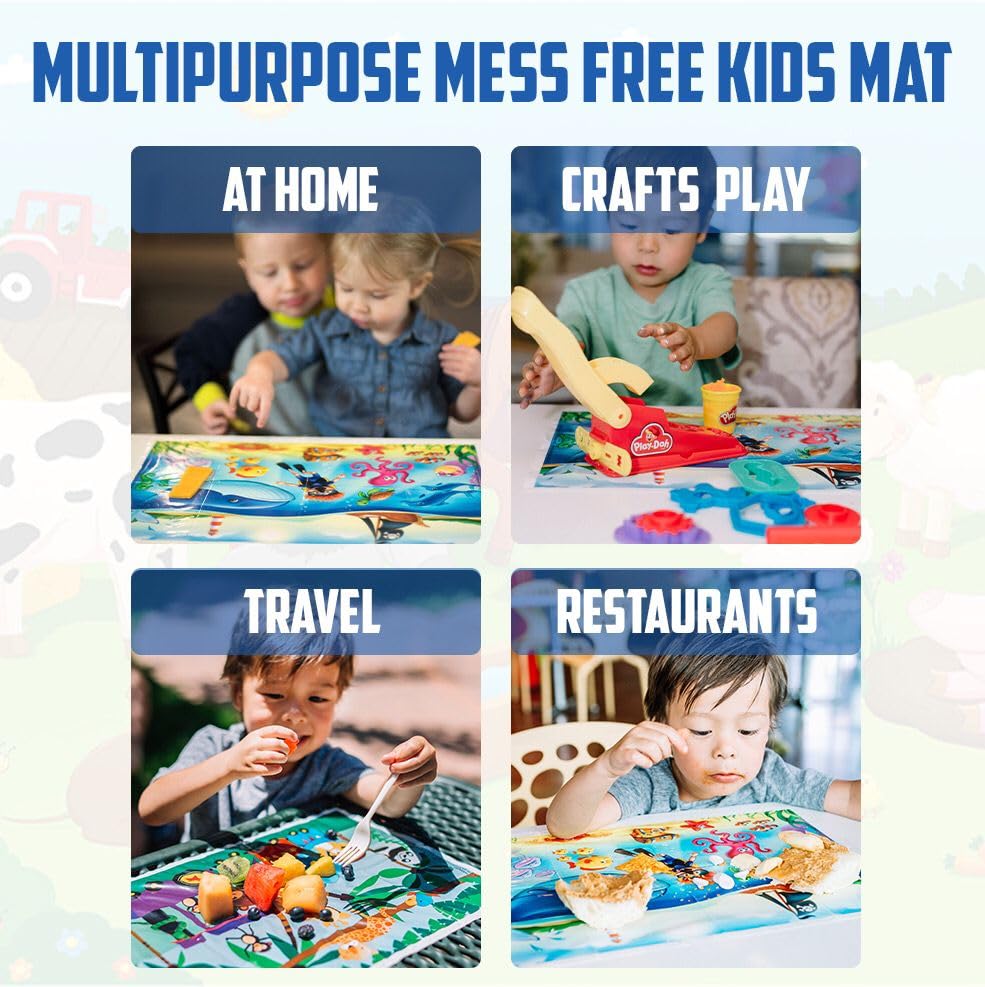 HomeWorthy BPA-free placemats ensure safe dining for kids
