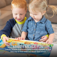HomeWorthy BPA-free and PVC-free plastic placemats ensure safe dining
