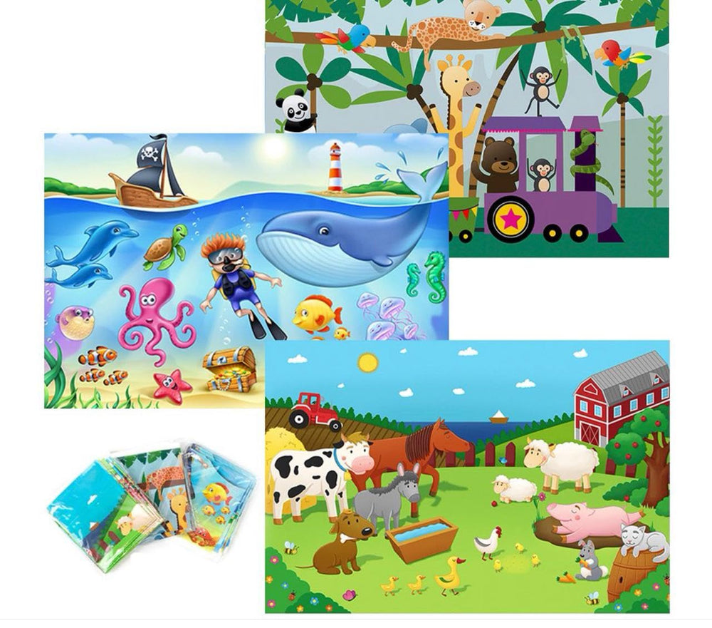 HomeWorthy animal-design placemats for mess-free baby meals