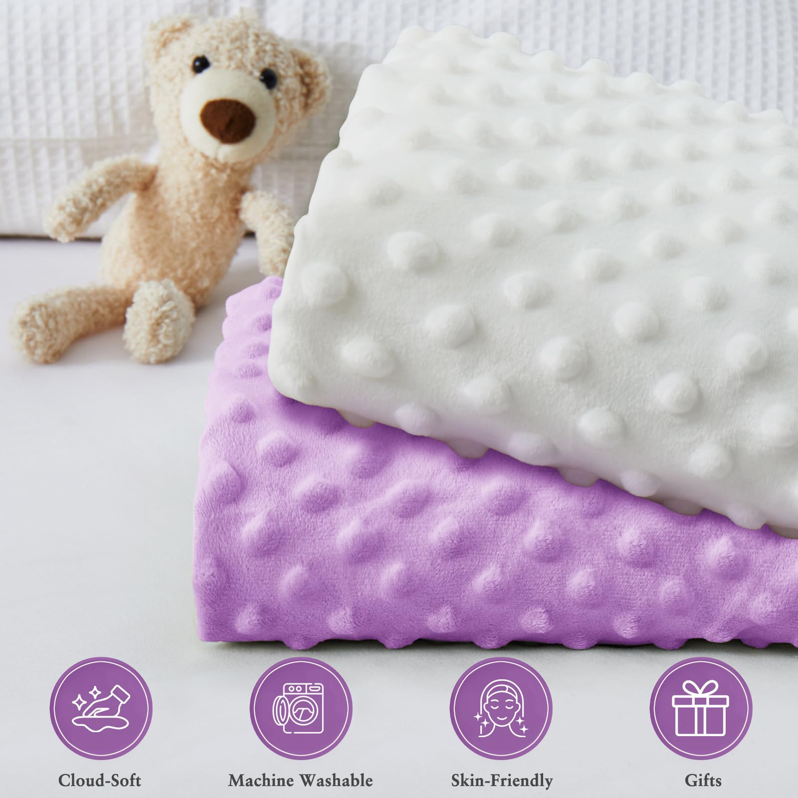 Homiest changing pad cover white-light gray cozy surface shows quick-dry fabric for ready replacements