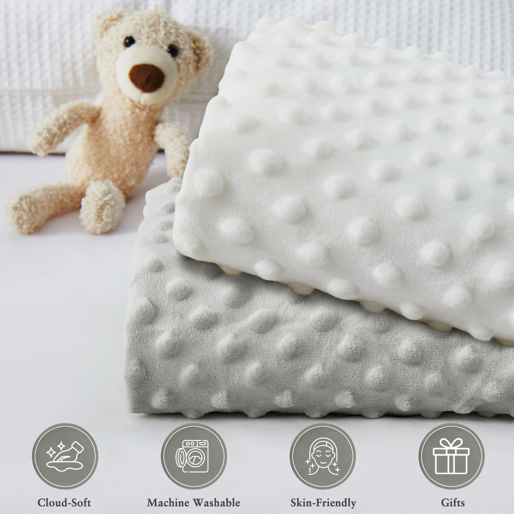 Homiest changing pad cover white-sage-green blends with nursery decor