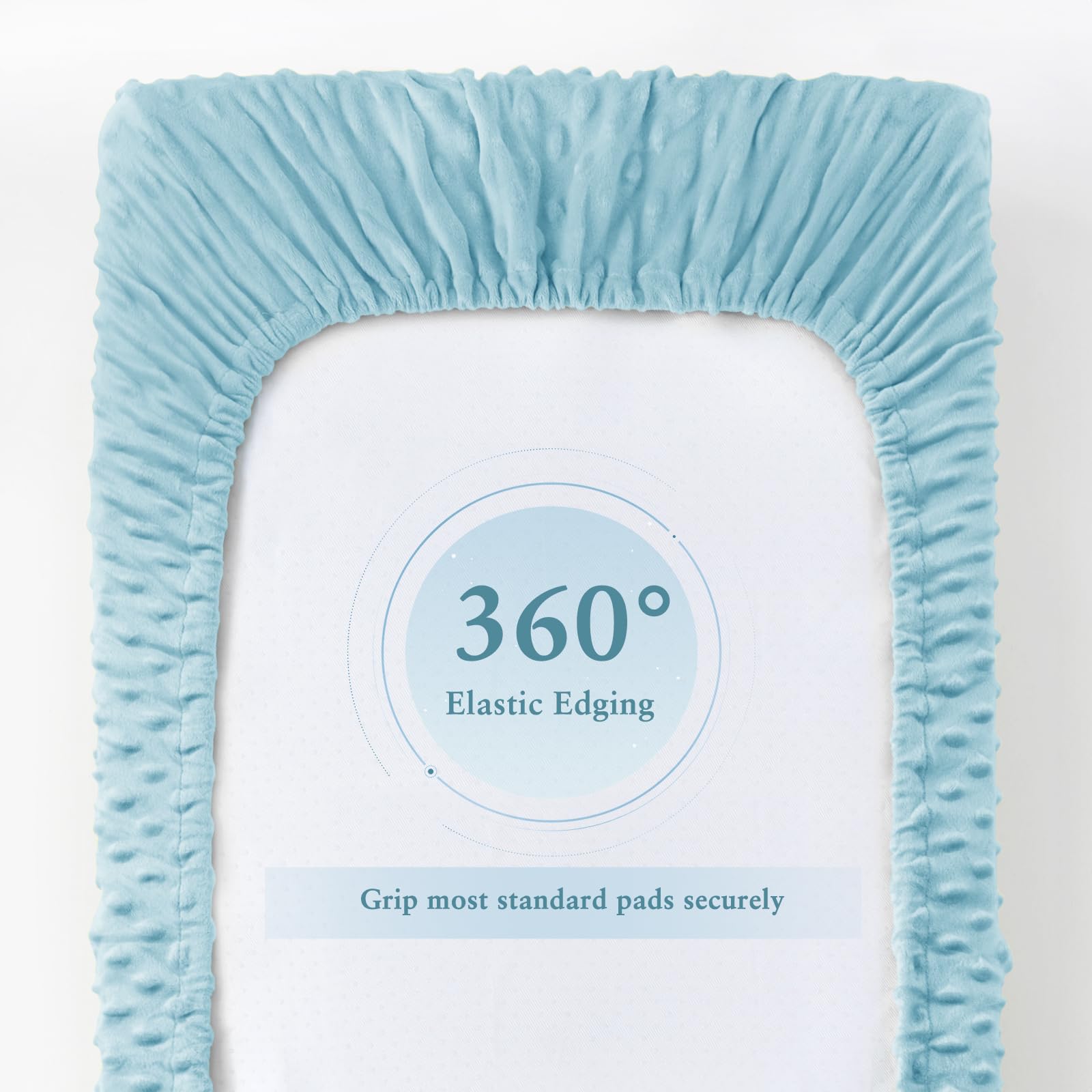 Homiest soft, breathable surface supports comfortable diaper changes.