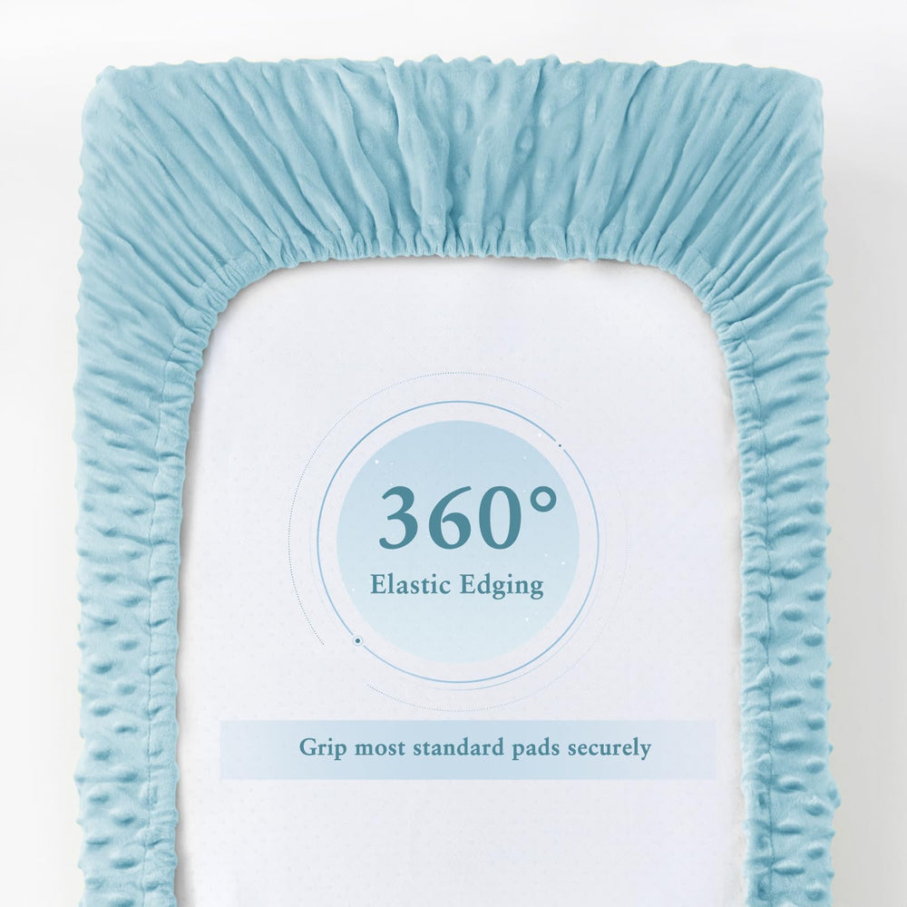Homiest soft, breathable surface supports comfortable diaper changes.