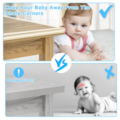 HOMREALM adhesive tape strong keeps protectors securely in place on wood or glass.