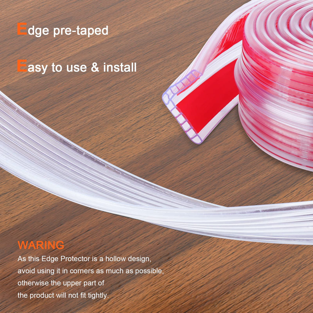 HOMREALM adjustable-angle corner guard fits wood, glass, and tile edges.