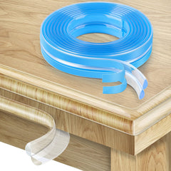 HOMREALM corner protector clear guards corners discreetly, reducing bumps for toddlers.