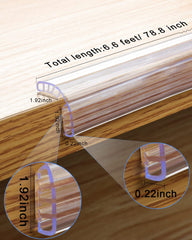 HOMREALM guard on wood edge shields kids from sharp corners