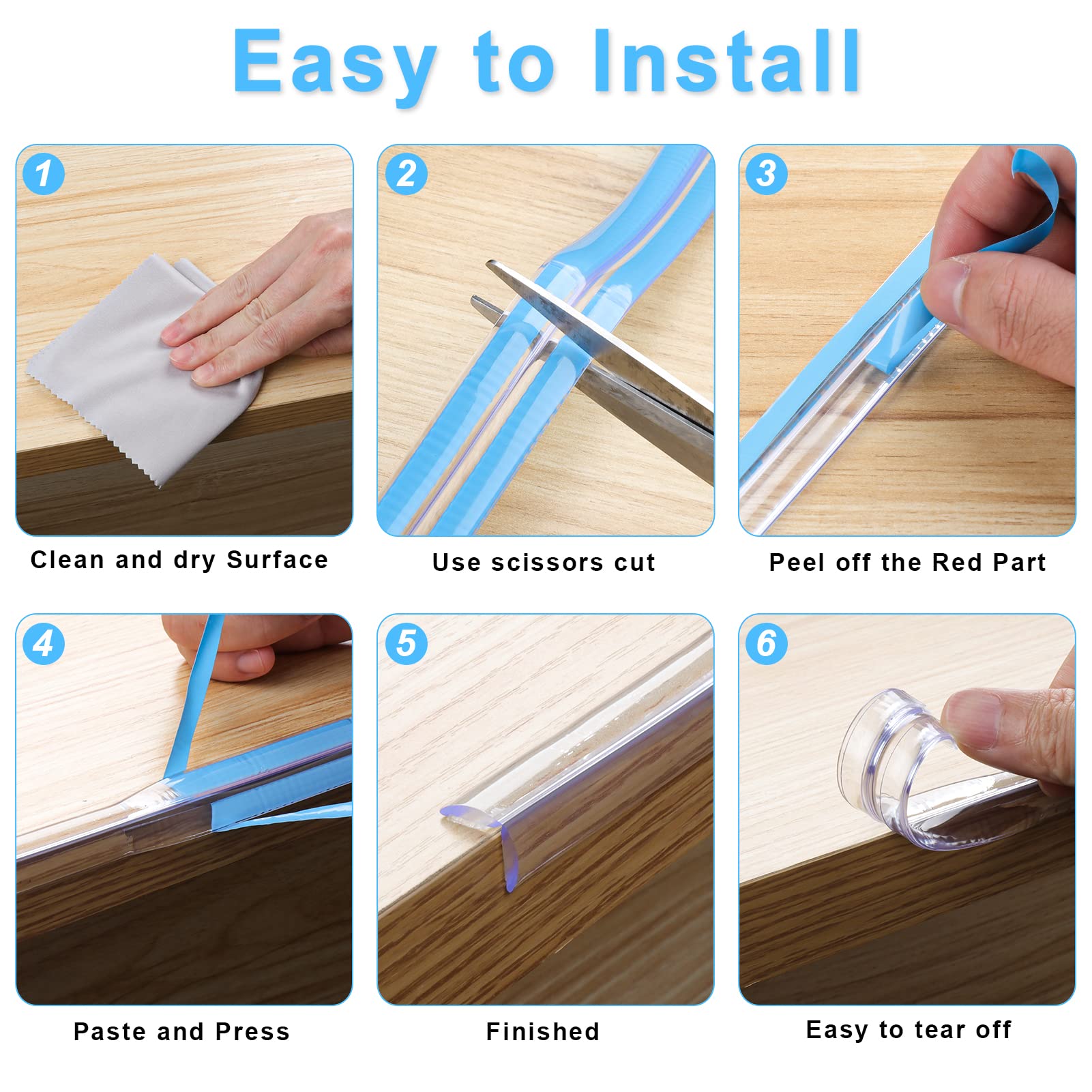HOMREALM easy install removable design simplifies application and quick removal.