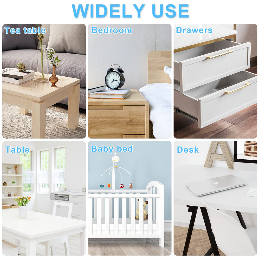 HOMREALM table edge safety bumper protects family furniture from bumps.