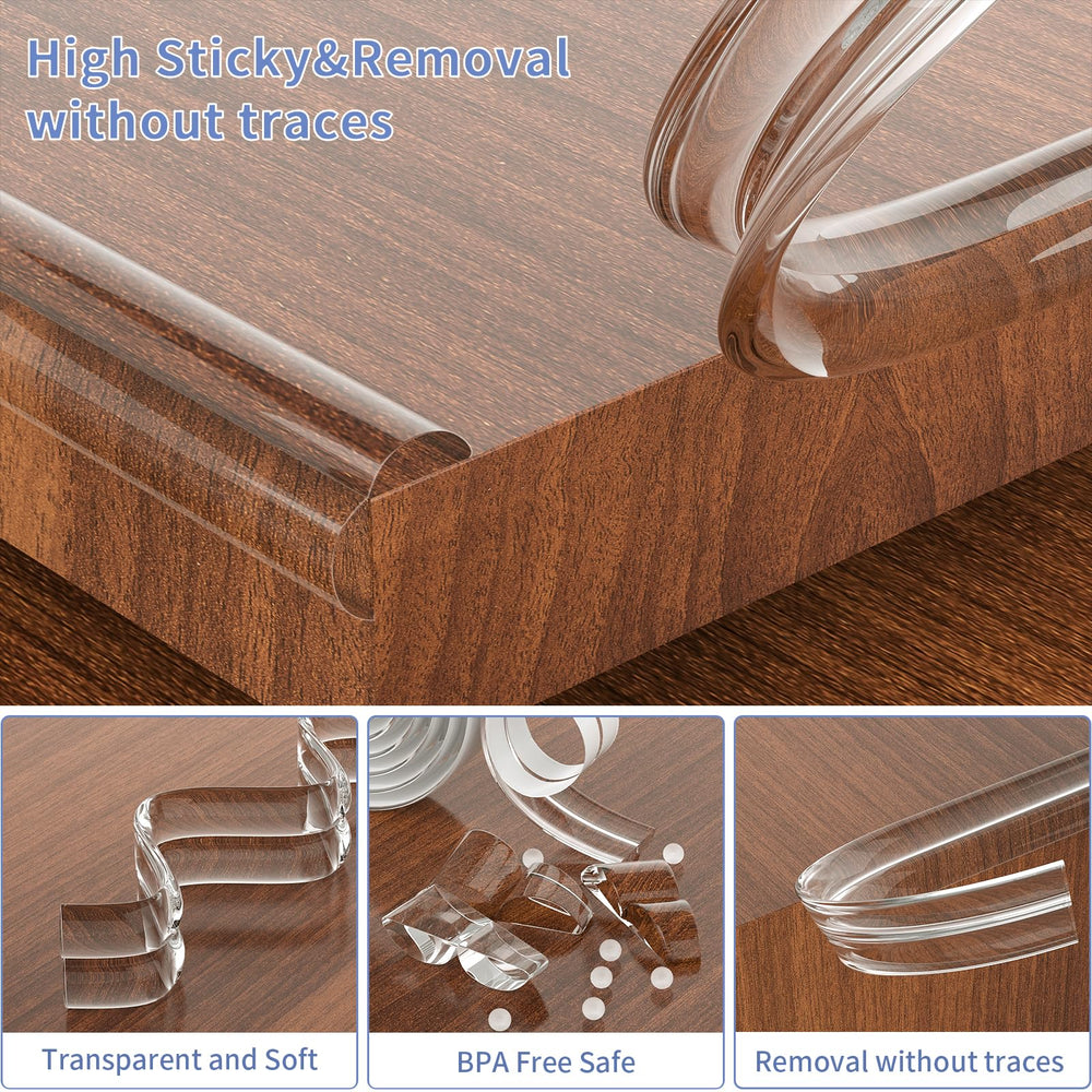 HOMREALM upgraded pre-taped adhesive edge guards stay securely in place on various surfaces