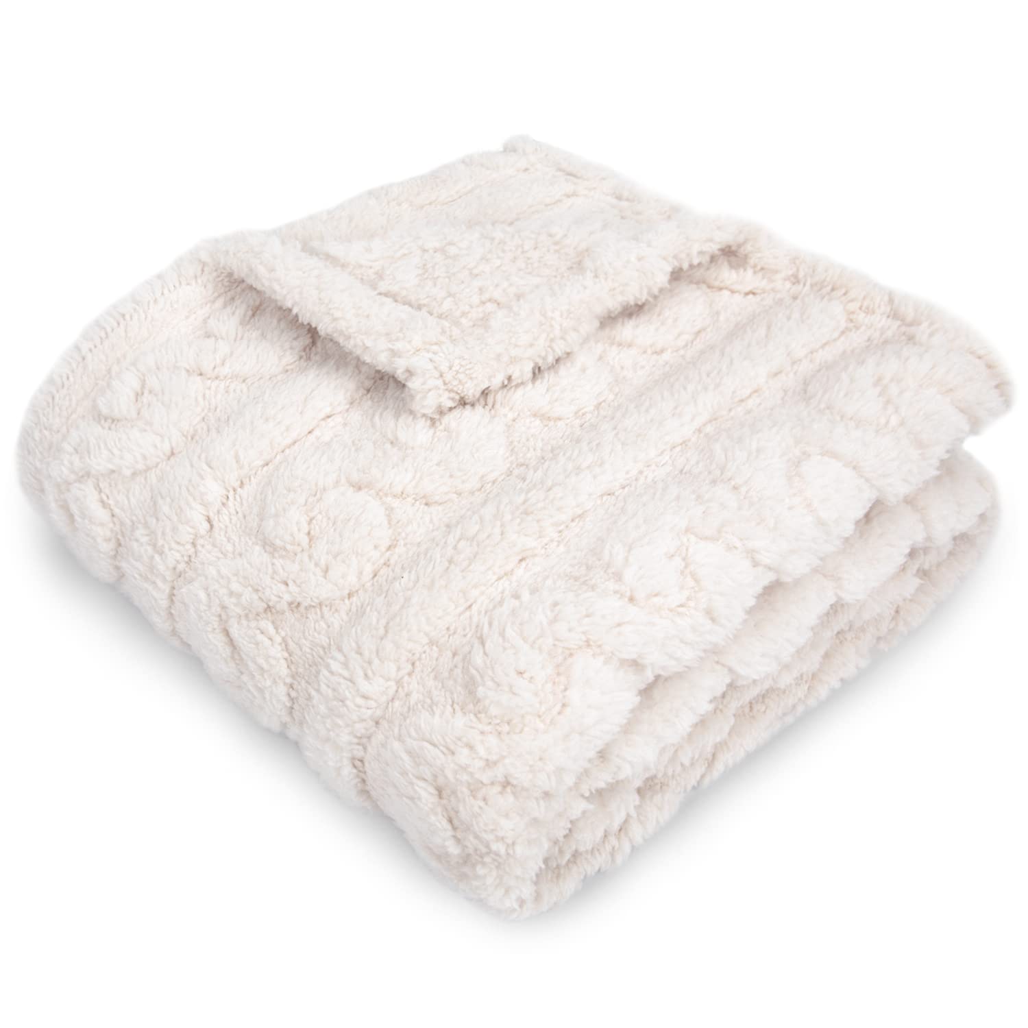 HOMRITAR baby blanket 3D feel offers secure warmth for soothing naps