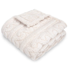 HOMRITAR baby blanket 3D feel offers secure warmth for soothing naps