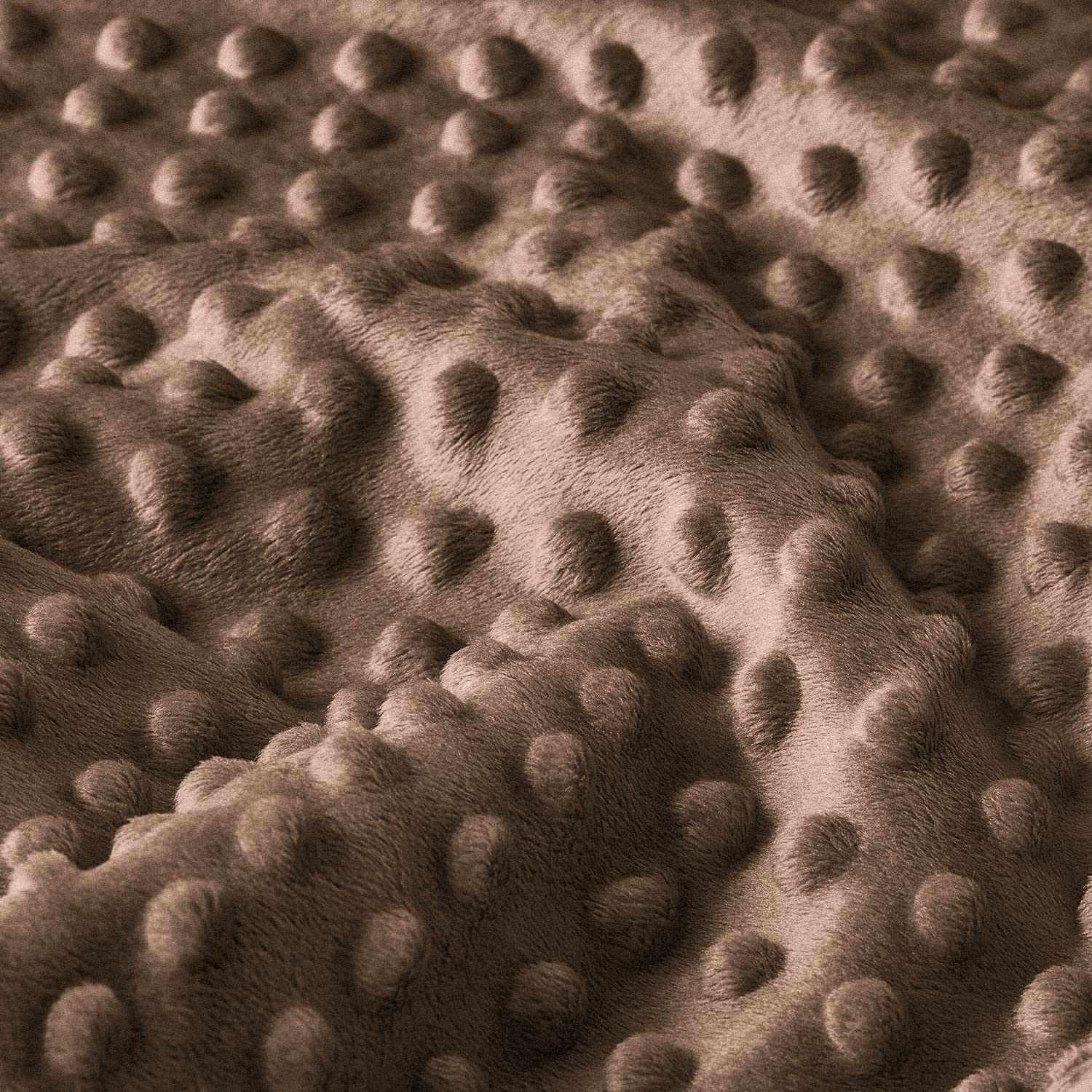 HOMRITAR blanket with dotted backing provides breathable warmth for baby snuggle time.