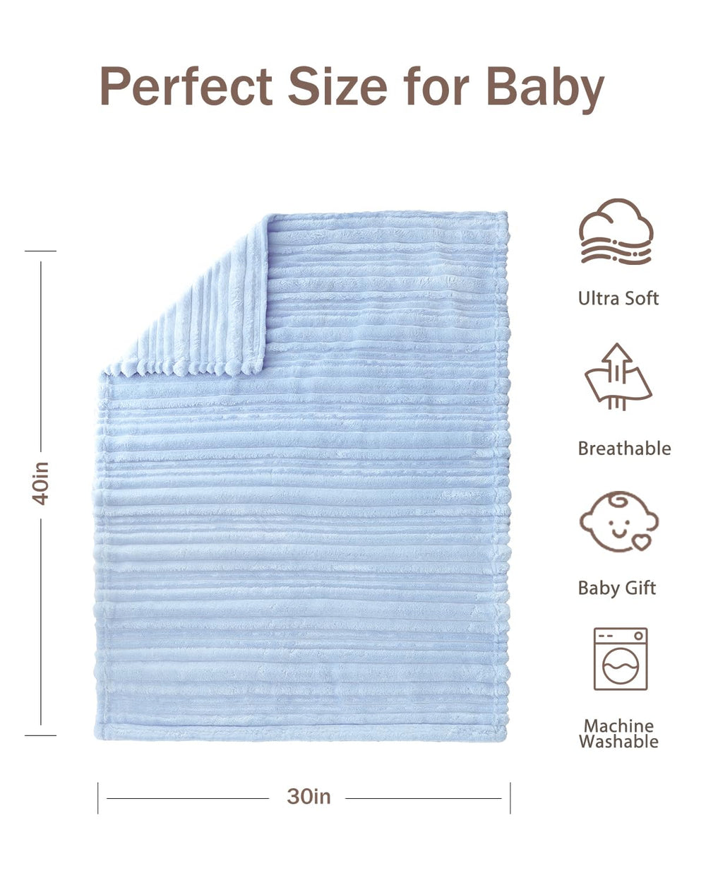 HOMRITAR blanket doubles as newborn photo prop and cozy layer.