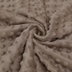 HOMRITAR soft plush polyester fabric feels gentle on baby's skin.