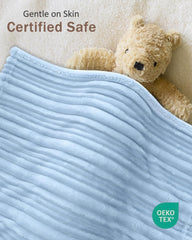 HOMRITAR blanket size 30 by 40 inches for crib and stroller.