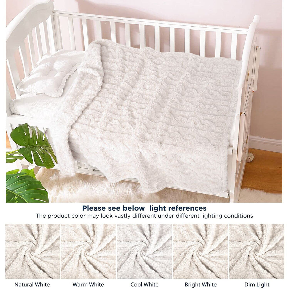 HOMRITAR wrinkle and fade resistant blanket stays looking new