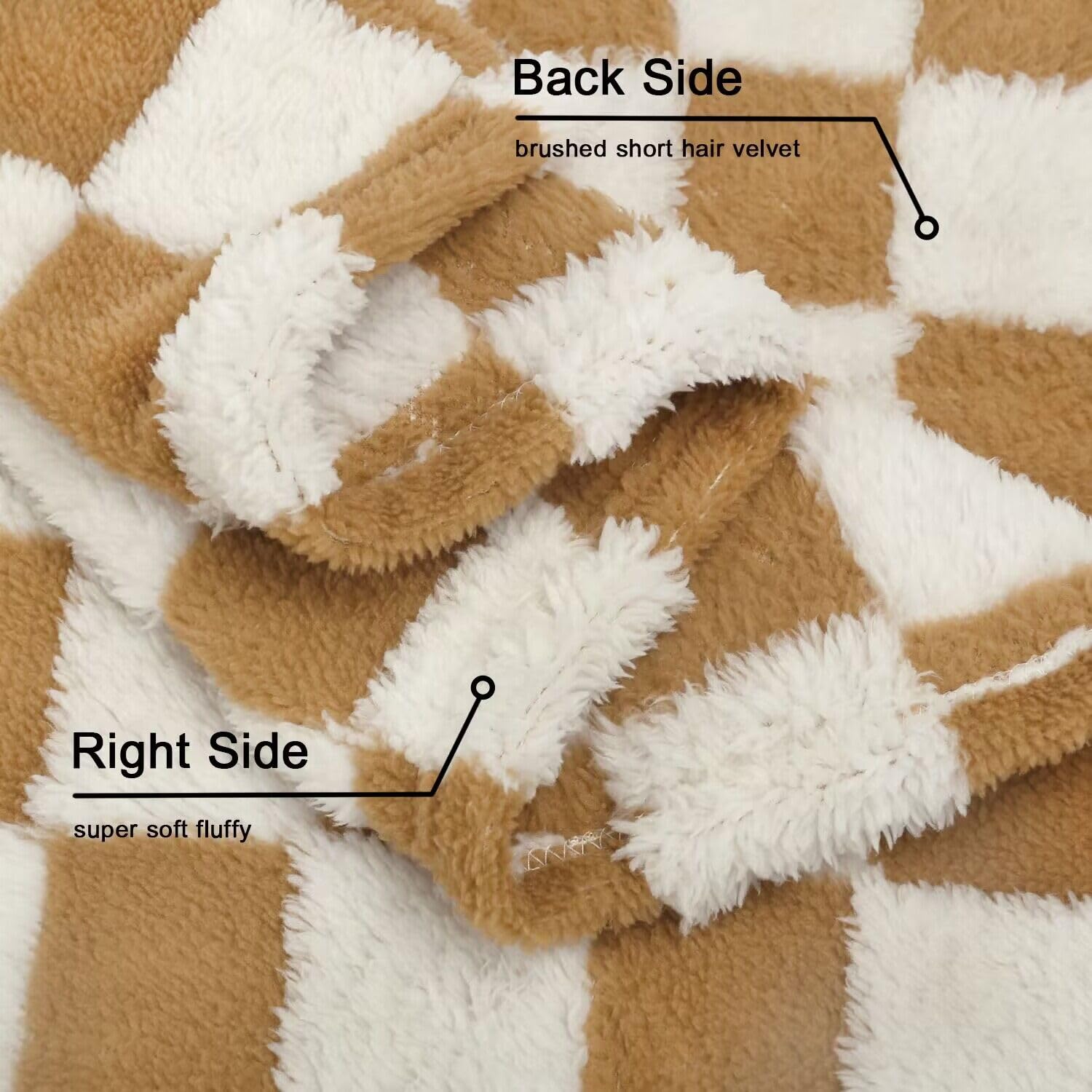HOMRITAR checkered design baby blanket in nursery decor, versatile and cozy