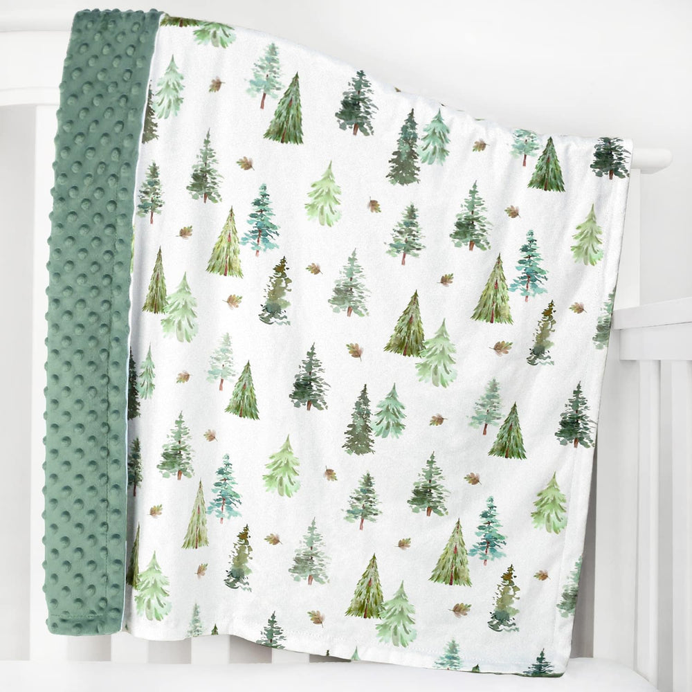 HOMRITAR giftable baby blanket with ribbon bow for gifting