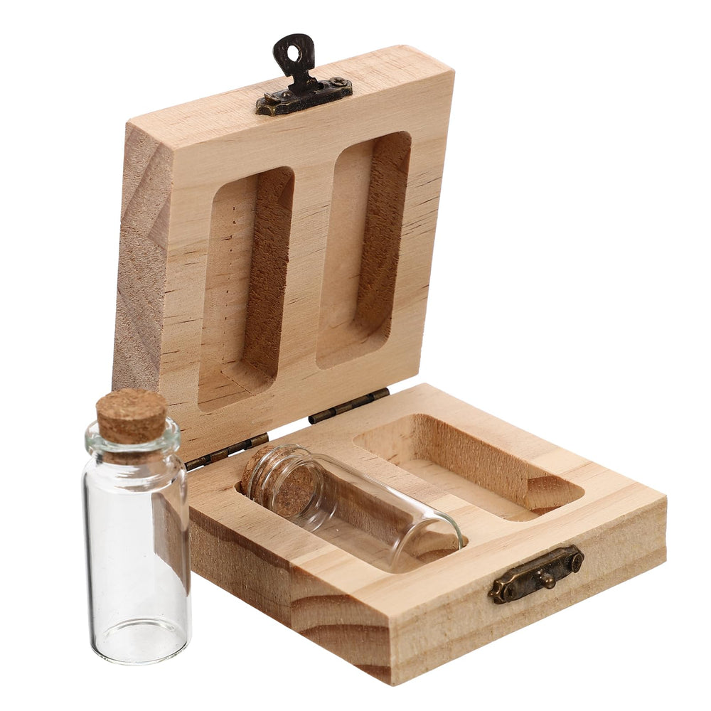 HOMSFOU umbilical cord keepsake box with compact design for baby memories.