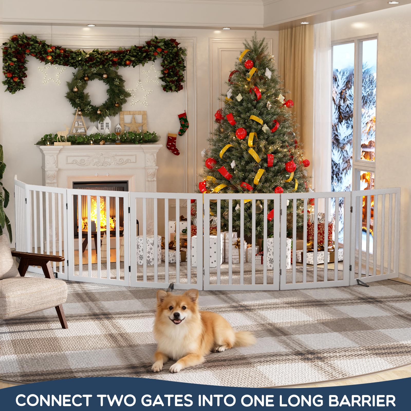 Homykic bamboo fence for homes offering flexible room configurations