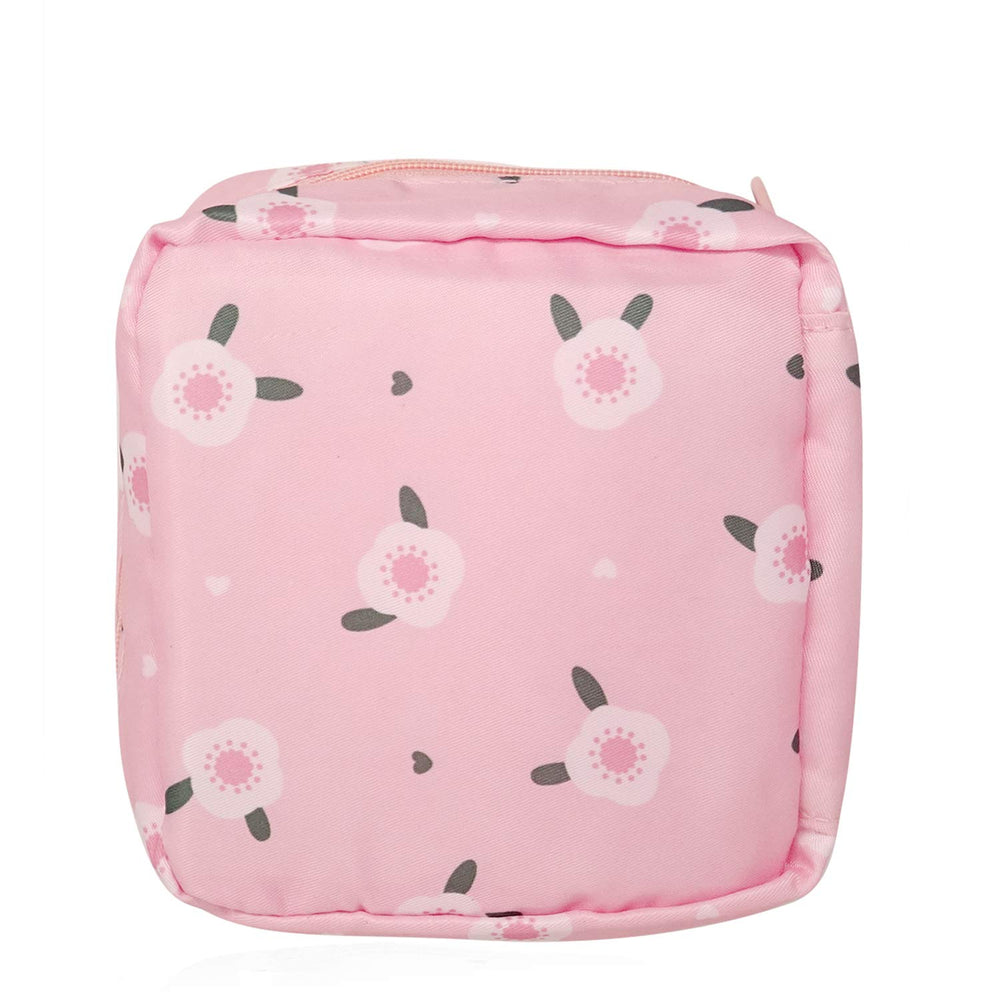 Honbay sanitary napkin bag shows a large-capacity design for five regular pads.