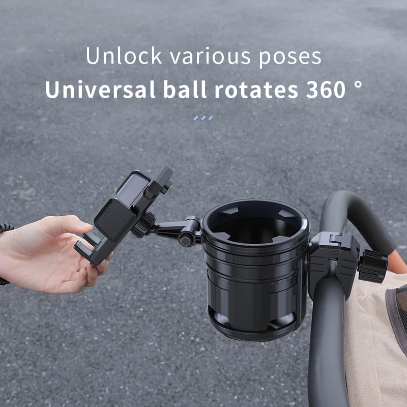 HoneTeek anti-slip clamp keeps items stable during walks.
