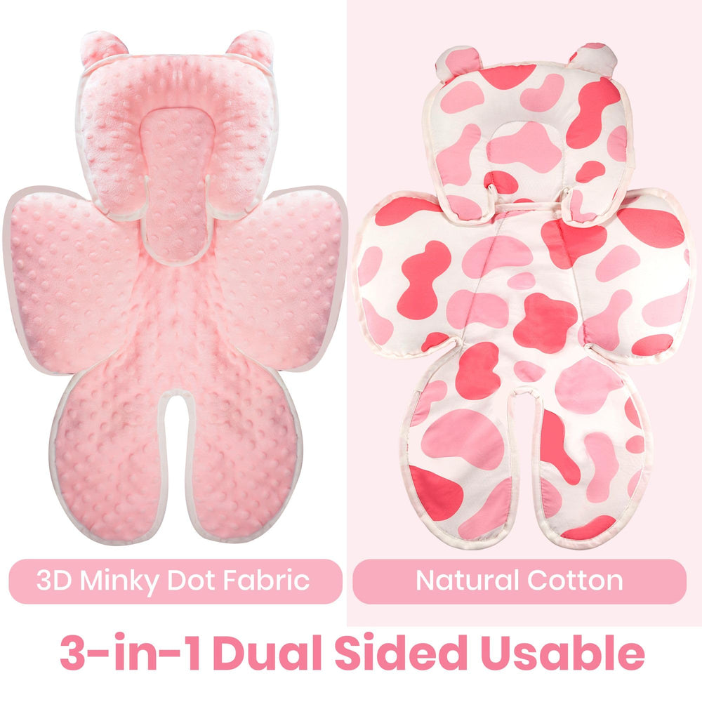 Honeau breathable natural cotton side promotes airflow and moisture absorption.