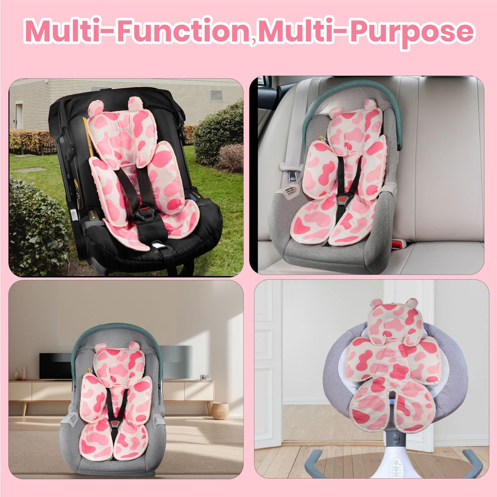 Honeau pink cow pattern makes a thoughtful baby shower gift.