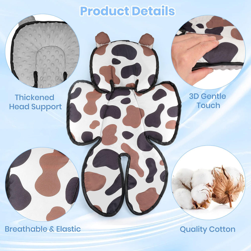 Honeau cow-print cushion adds cute style and support