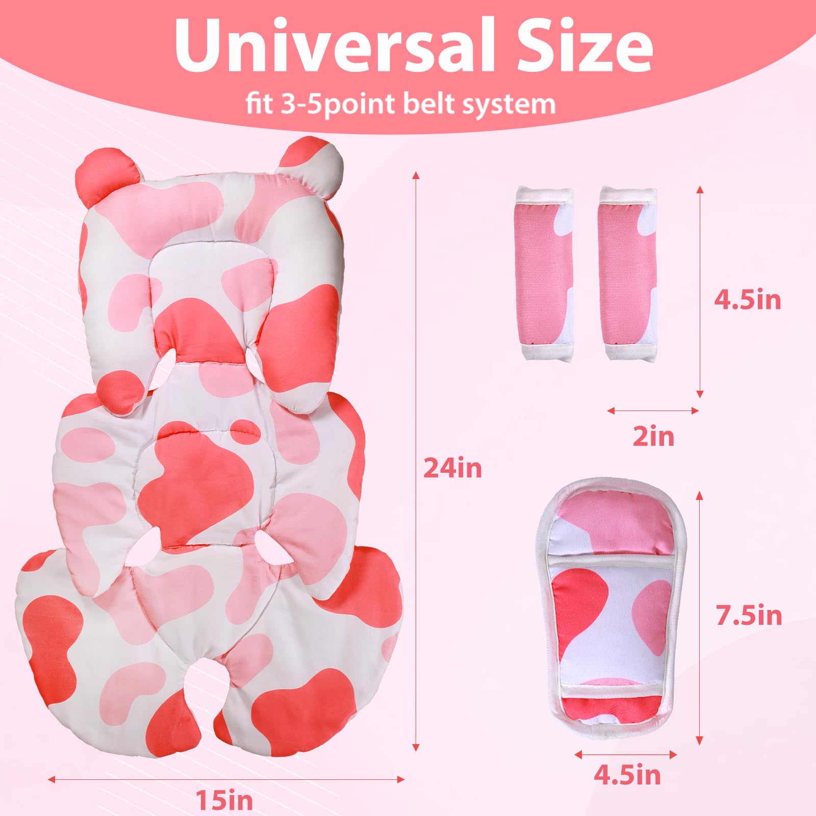 Honeau compatible with car seats, strollers, bouncers, and swings