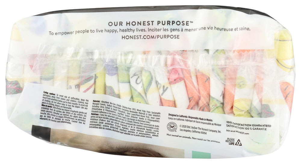 The Honest Company pandas diapers size 5 open pack showing a 20-count display.