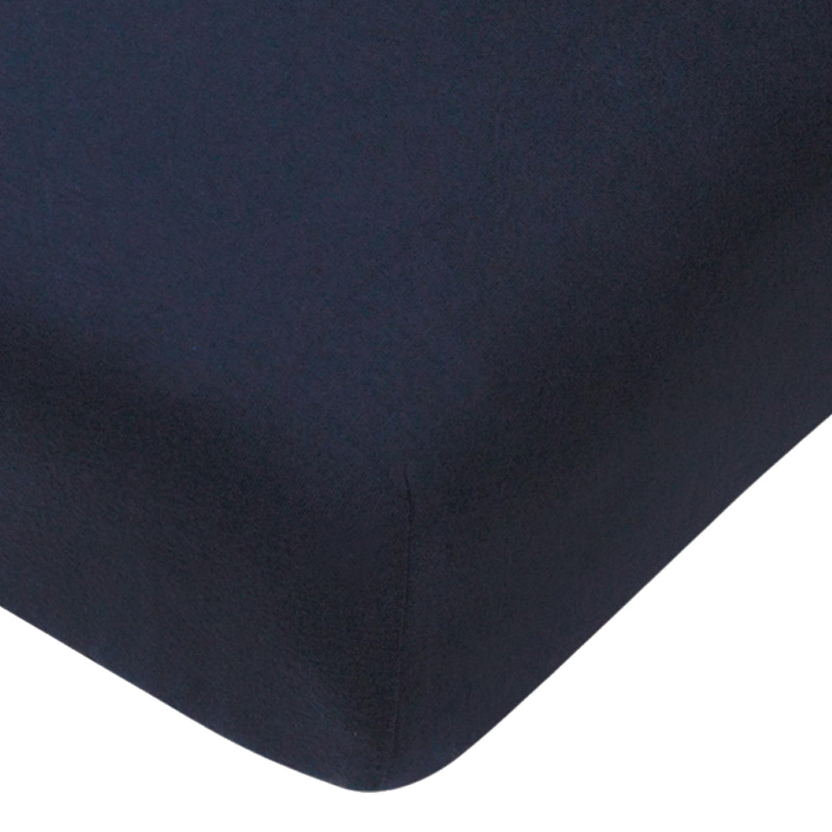 HonestBaby lavender crib sheet closeup shows soft organic cotton weave for sensitive skin