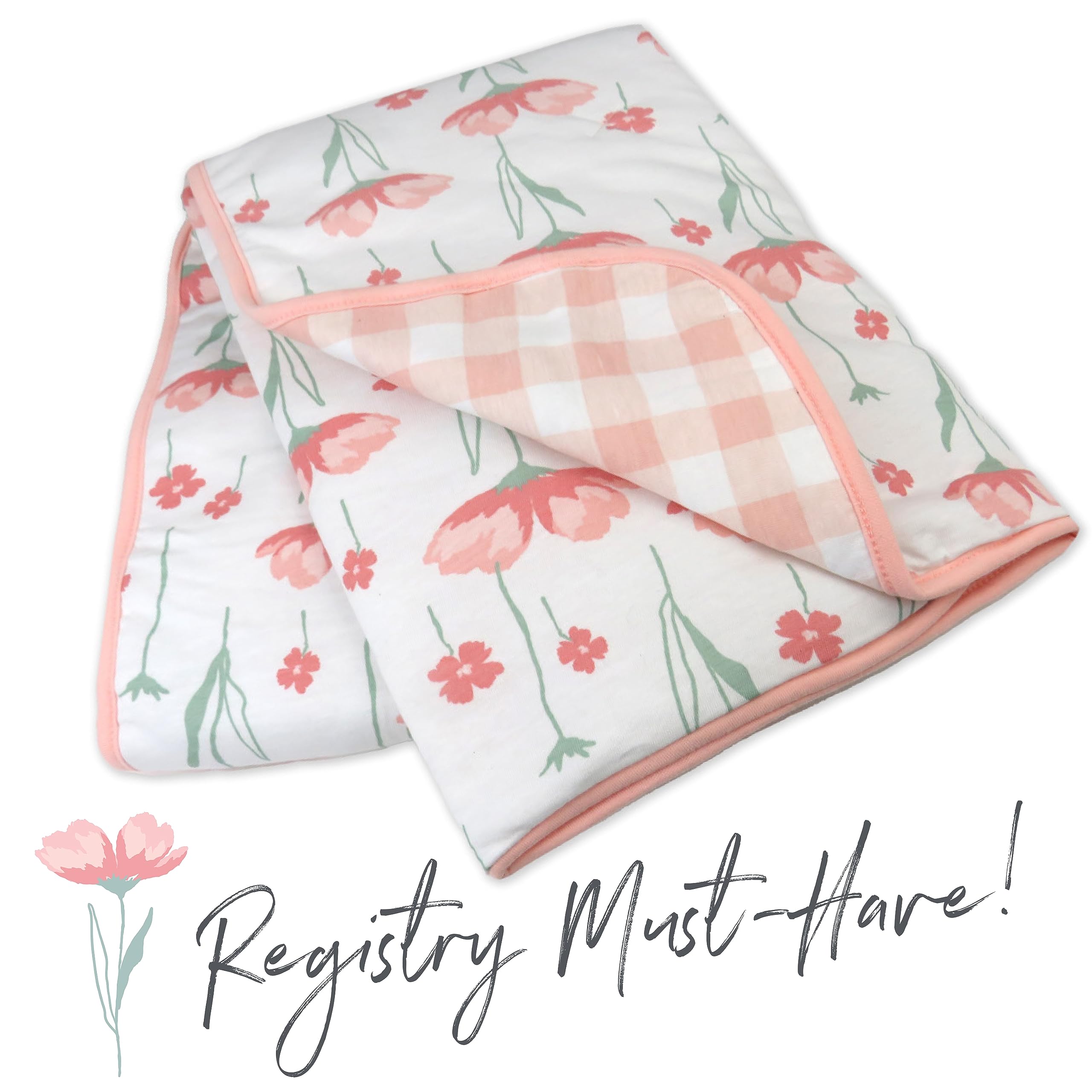 HonestBaby machine washable blanket for easy daily cleanup
