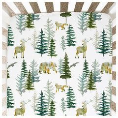 Honey Lemonade crib sheet pattern for stylish nursery moments with cozy, snug fit