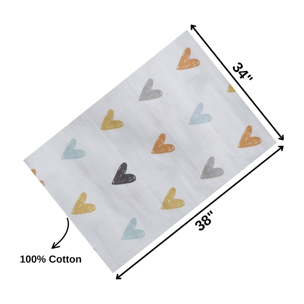 Honey Lullabies muslin blanket swaddle nap time versatility for soothing moments