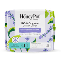 The Honey Pot cotton cover offers a soft, comfortable surface for all-day wear.