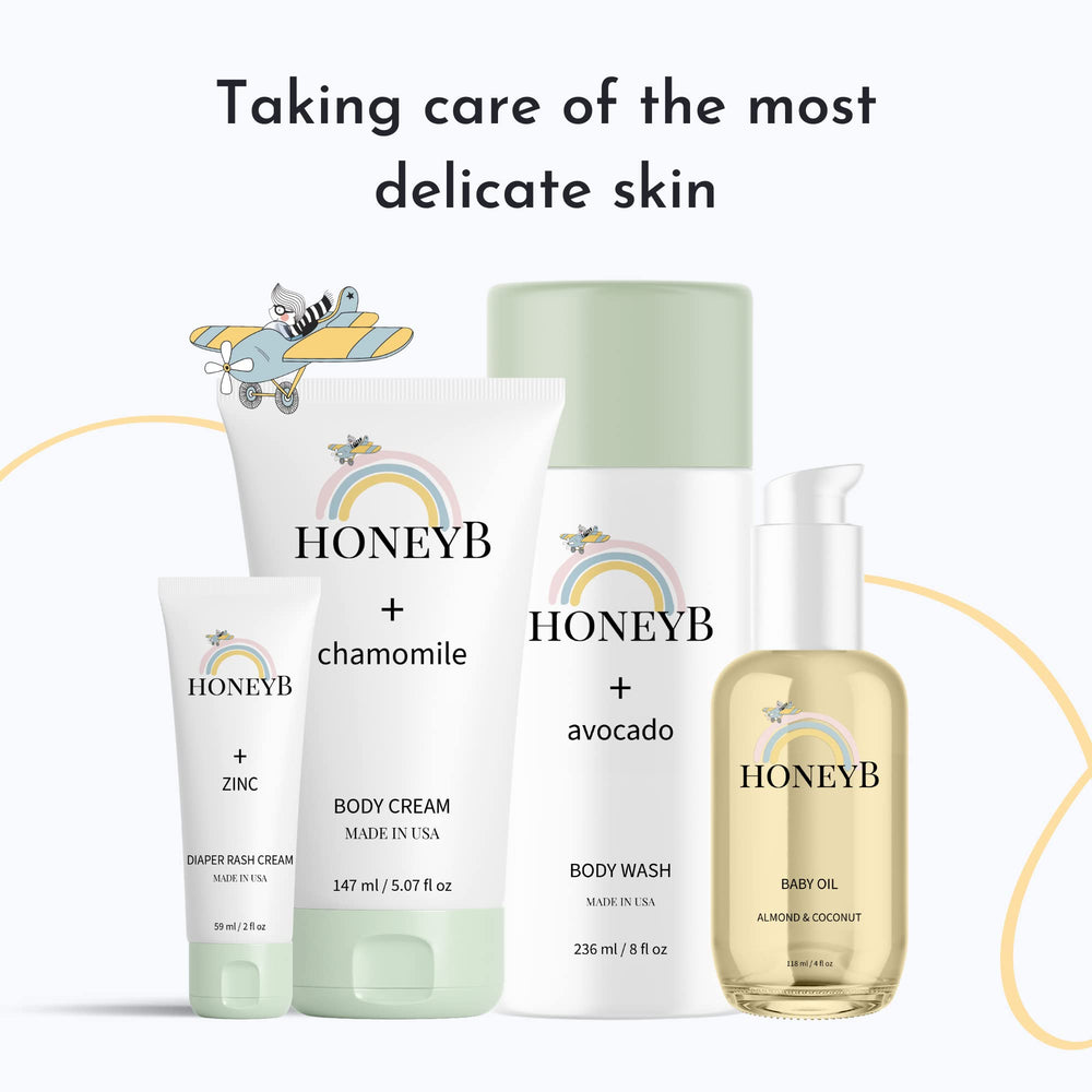 HoneyB Diaper Rash Cream ingredients include castor and sunflower oils