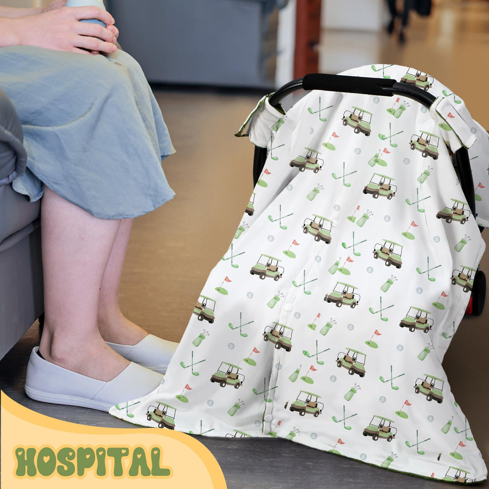 Honeydak golf car seat cover packaging and product contents