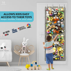Honeyera breathable mesh pockets keep stuffies fresh while organized.