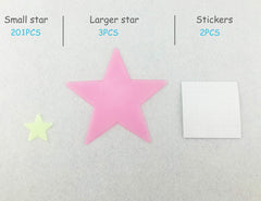 HoneyToys stars multicolor pack vibrant ceiling decor for bedrooms