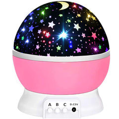 Hongid star projector for kids' room projects star patterns across 250 sq ft.