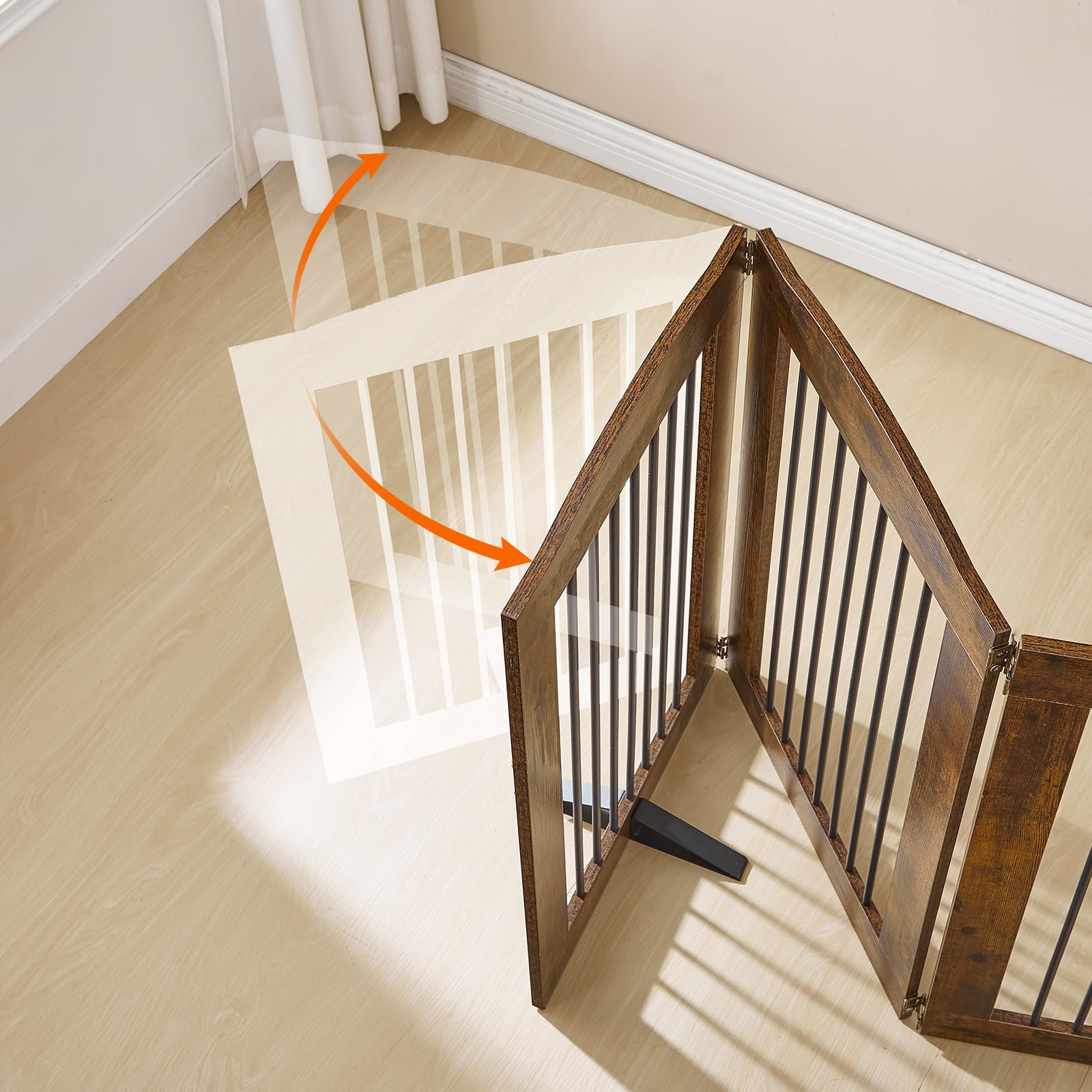 HOOBRO folding design enables easy storage under furniture when not used