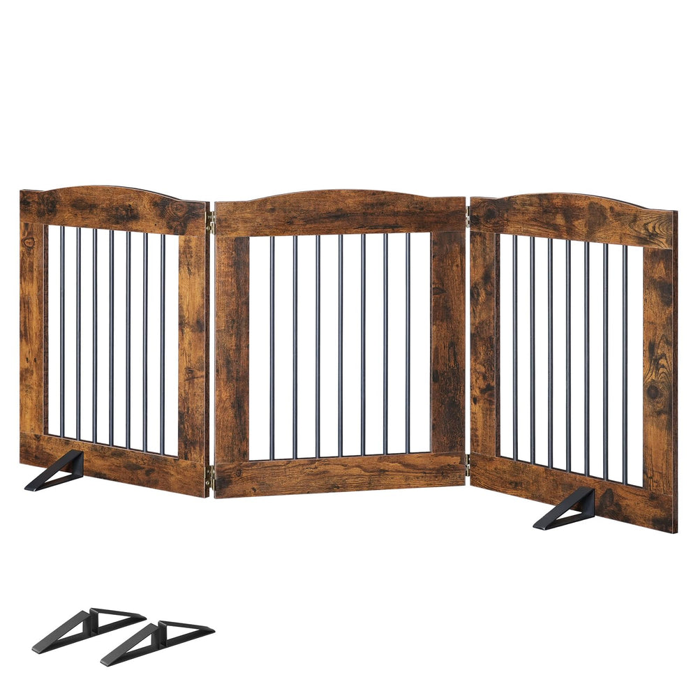 HOOBRO indoor dog gate with 360 hinge for easy passage