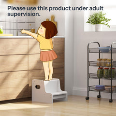 HOOBRO wooden construction provides sturdy support for children.