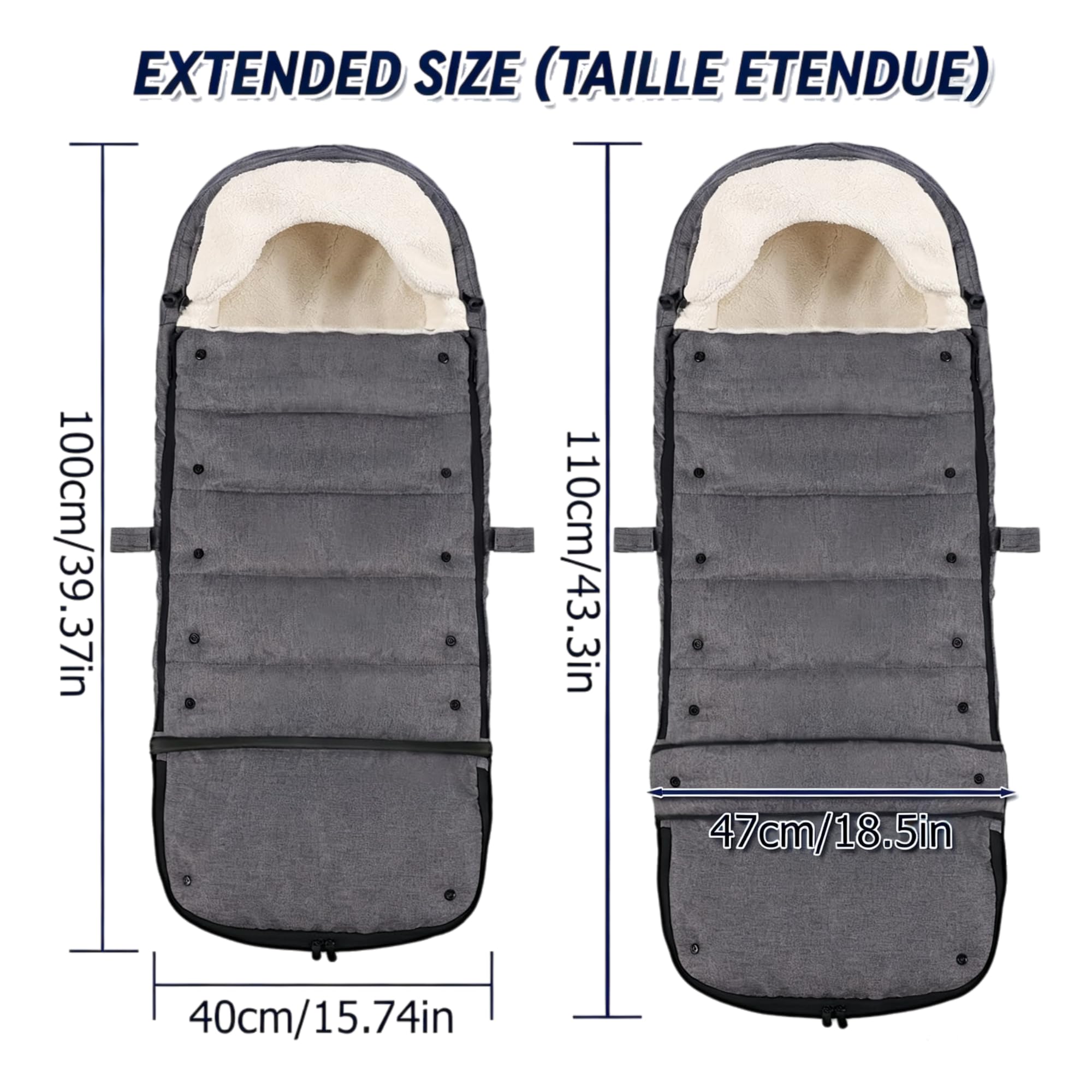 HOOGEE universal-attachment fits most strollers for quick setup.
